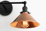 Load image into Gallery viewer, Conique Metal Industrial Wall Sconce with Dual Cone Shades - Vintage Metal Finish
