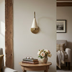 Load image into Gallery viewer, Curva Metal Curved Arm Modern Wall Sconce for Bedroom &amp; Hallway
