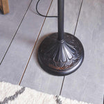 Load image into Gallery viewer, TF Dragonfly Motif Floor Lamp – Vintage Stained-Glass for Living Rooms