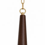 Cargar imagen en el visor de la Galería, Solmire Rustic Chandelier – Wooden Mental Frame with Fabric Shades for Living Room