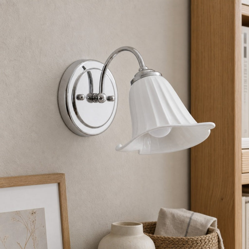 Celvane Elegant Calla Lily Wall Lamp – French Minimalist Bedroom and Living Room Lighting