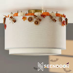 Load image into Gallery viewer, Dumora Double Layer Drum Modern Ceiling Light for Bedroom &amp; Hallway
