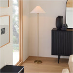 Load image into Gallery viewer, Diora Table &amp; Floor Lamps - Linen Shade Modern Linear Style Sophisticated Accent
