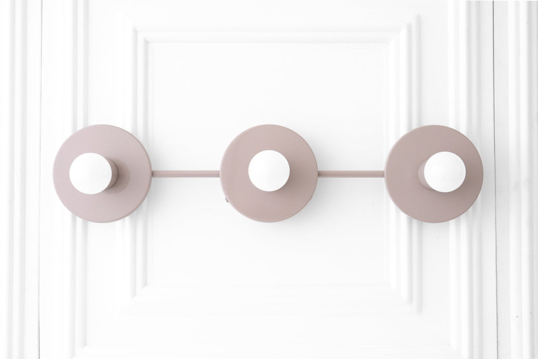 Radiro Globe Triple Sphere Modern Vanity Light for Bathroom