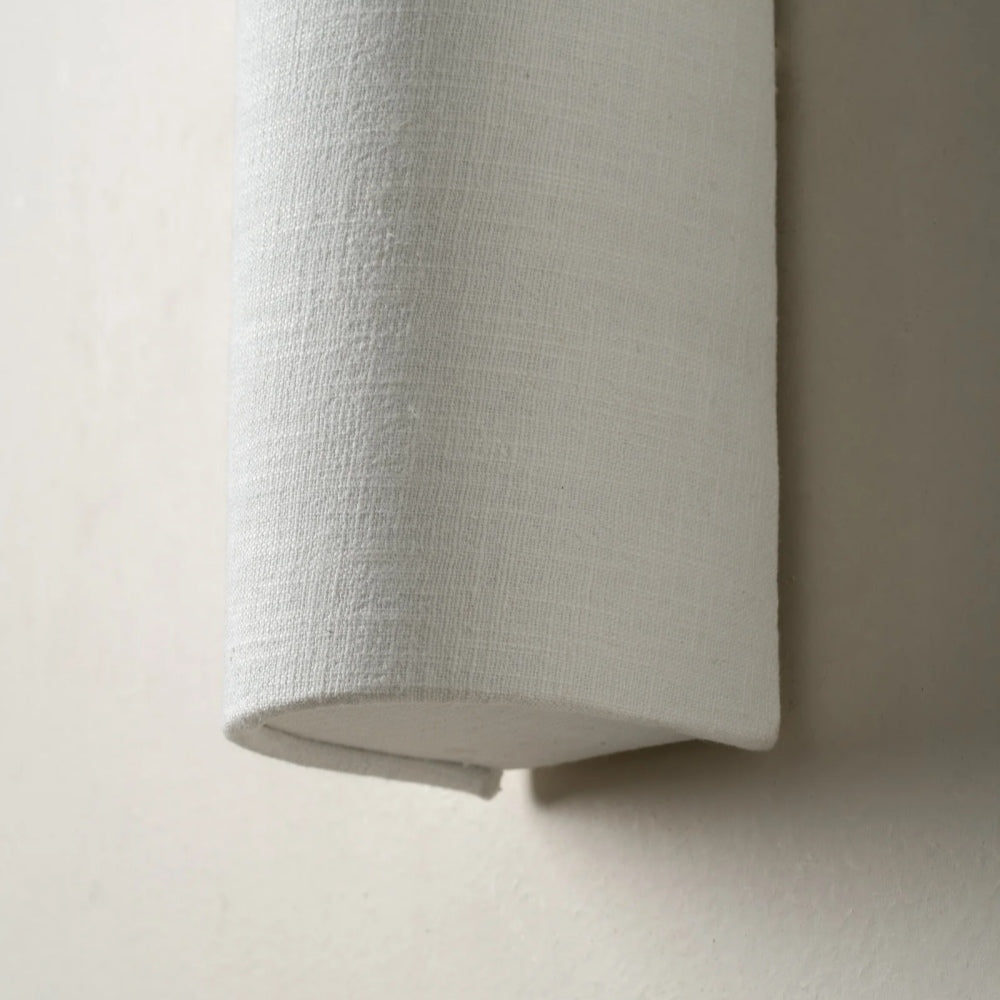 Linbron Linnen Wandlamp Natuurlijke Stoffen Kap Moderne Wandlamp voor Slaapkamer