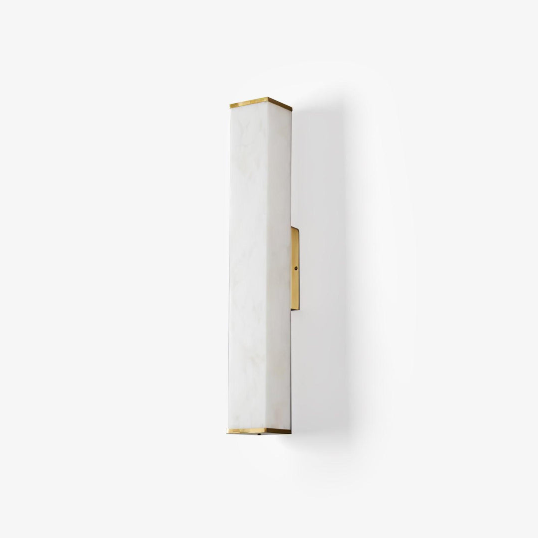 Kuboid Alabaster Wandleuchte