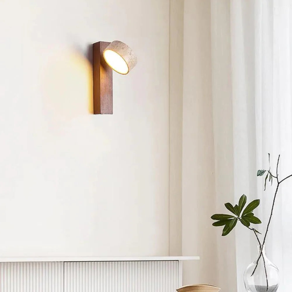 Lámpara de Pared de Travertino Brillo del Palacio