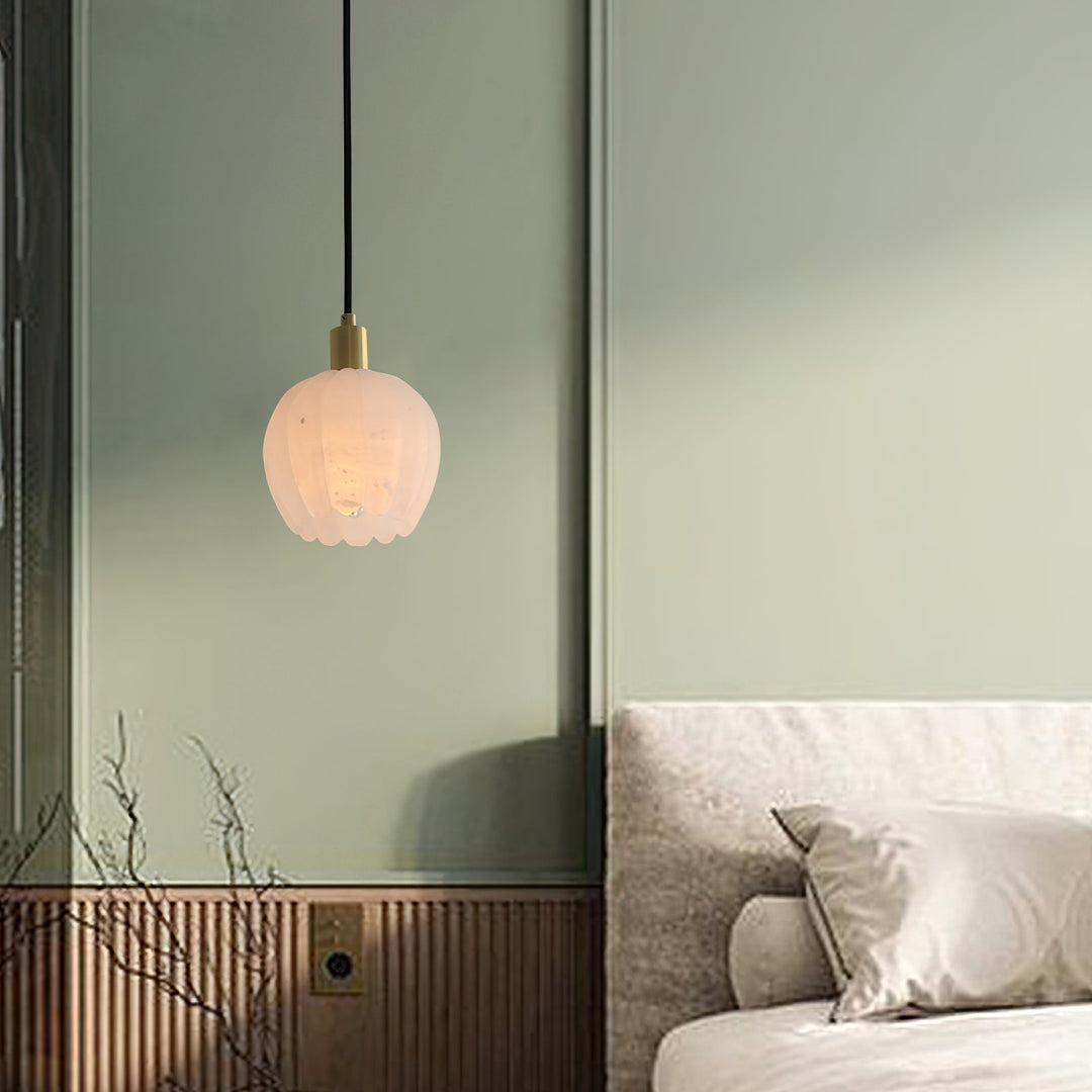 Lilin Alabaster-Pendelleuchte
