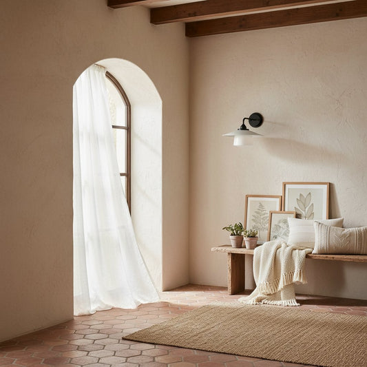 Aplique de Pared Cordax Inspirado en Utilitarios - Metal y Vidrio para Decoración Interior y Exterior