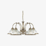 Charger l’image dans la visionneuse de la galerie, Suspension en verre côtelé TF Vintora – Finition métallique élégante pour cuisines, salles à manger et couloirs