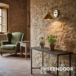 Load image into Gallery viewer, Aurenza Sconce – Farmhouse Wall Light with Metal Accents for Cozy Spaces
