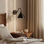 Afbeelding laden in galerijweergave, Penia Moderne Klassieke Industriële Afgeschuinde Wandlamp