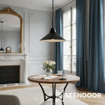 Load image into Gallery viewer, Aurenza Modern Farmhouse Pendant Light - Adjustable Shade for Warm Ambiance
