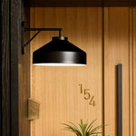 Load image into Gallery viewer, Hanton Minimalist Outdoor Wall Light - Matte Metal Industrial Sconce
