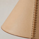 Charger l'image dans la visionneuse de la galerie, Close detail of stitched leather shade seam