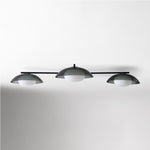 Load image into Gallery viewer, Elorina 3-Light Flush Mount Glass/Metal Ceiling Light - A Stylish Fixture for Modern Spaces
