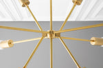 Load image into Gallery viewer, Mobilux Line Modern Chandelier - Mid Century Ceiling Light Fixture
