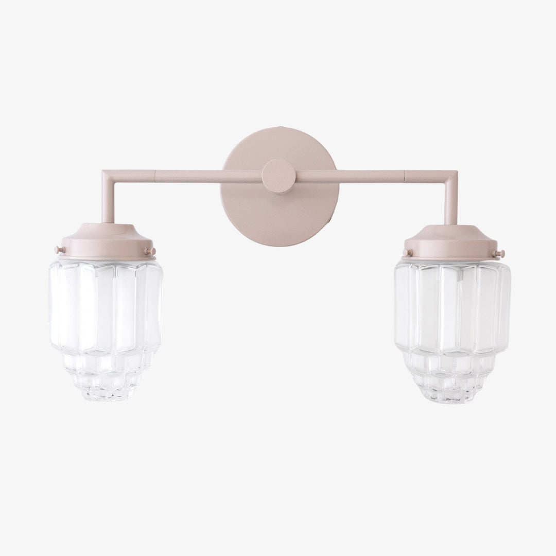 Tierlux Vertically Layered Colored Glass Wall Light for Living Room & Hallway