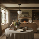 Load image into Gallery viewer, Geotower Glass Modern Pendant Light - Skyscraper Design - Brass or Black or Nickel Finish
