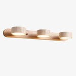 Bild in die Galerieansicht laden, Travellia Moderne Lineare Mehrkopf-Wandleuchte – Naturstein Minimalistische Beleuchtung für Schlafzimmer und Flur