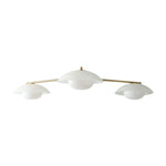 Load image into Gallery viewer, Elorina 3-Light Flush Mount Glass/Metal Ceiling Light - A Stylish Fixture for Modern Spaces
