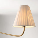 Load image into Gallery viewer, Fibura Metal Modern Linen Shade Linear Chandelier - Clean Lines
