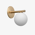 Load image into Gallery viewer, Glorica Glass Wall Sconce - Frosted Globe Light
