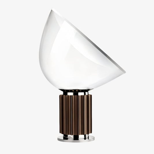 Lampe de table en verre moderne Bowlum - Lumière d'ambiance iconique en forme de bol pour salon N46