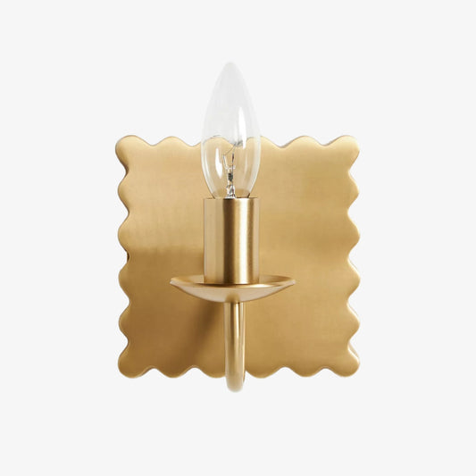 Luz Decorativa de Pared Modo – Aplique de Pared Metálico Ondulado Moderno para Dormitorios y Pasillos