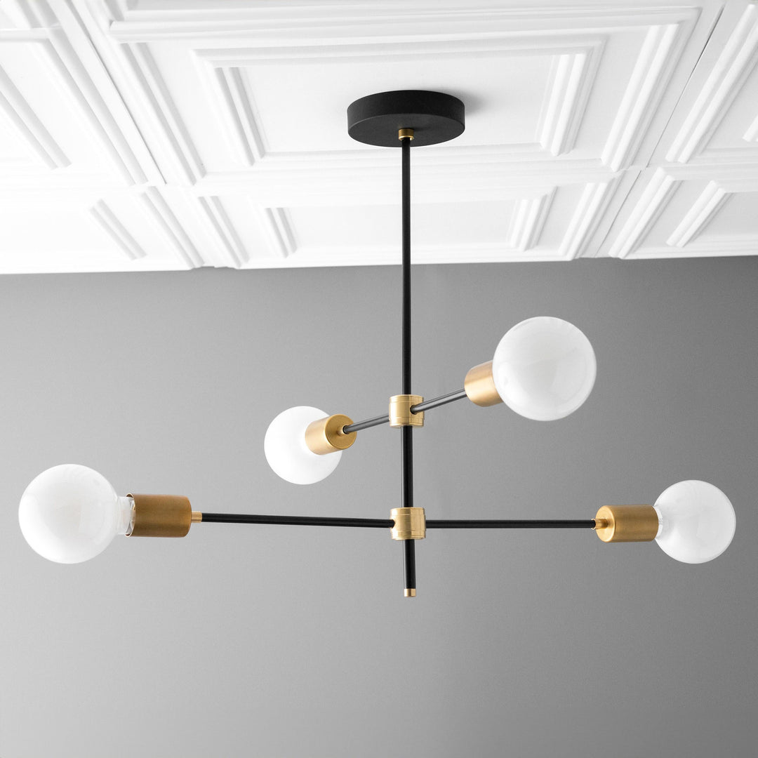 Mobilux Orb Cluster Contemporary Chandelier for Dining & Living Spaces