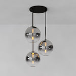 Load image into Gallery viewer, Selvion Minimalist Crystal Chandelier - Handcrafted Glass Sculptural Lighting Fixture

