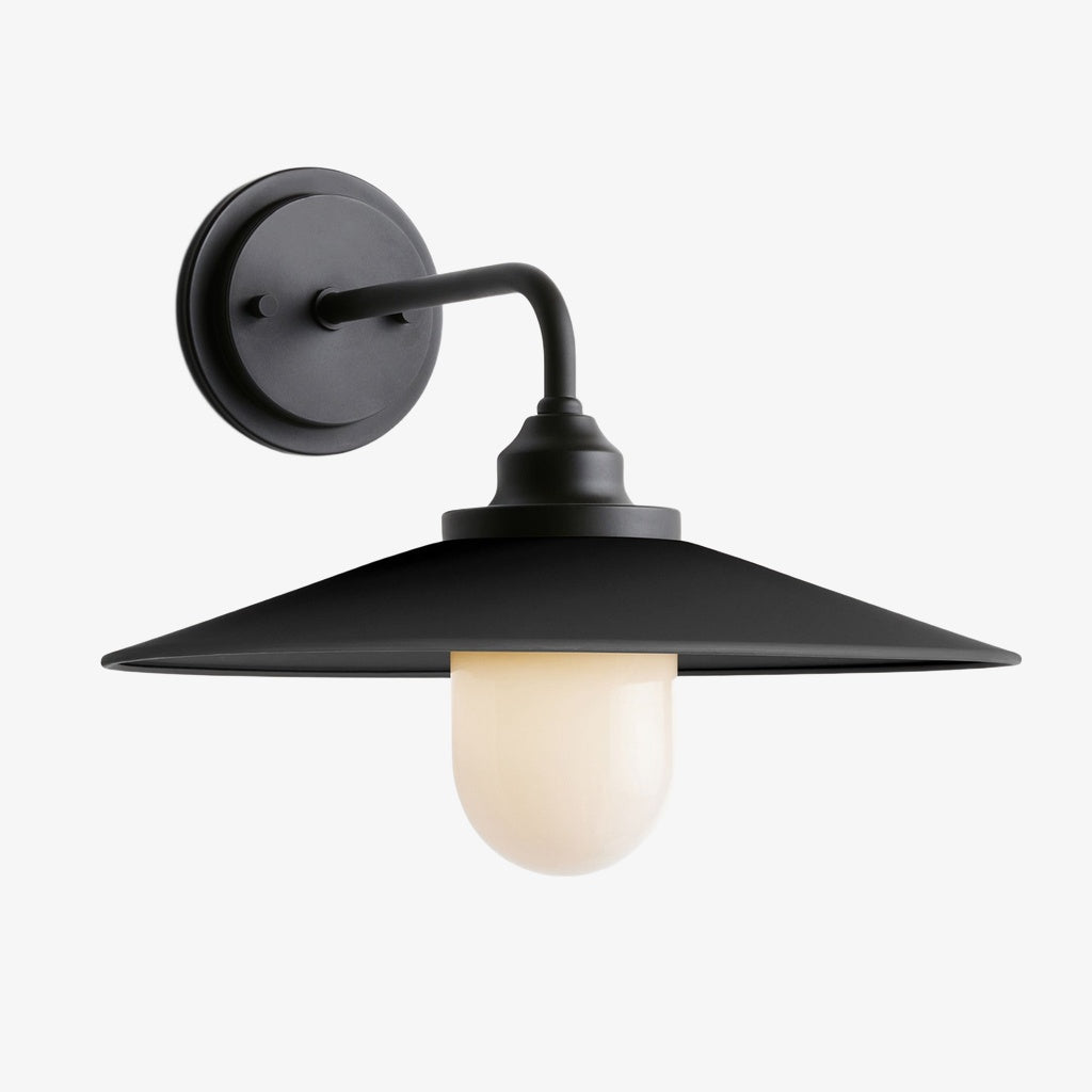 Cordax wandlamp geïnspireerd op gereedschap - metaal en glas voor binnen- en buitendecoratie