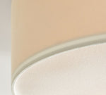 Load image into Gallery viewer, Dumora Linen Drum Ceiling Light - Flush Mount Iron Fixture with Fabric Shade
