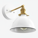 Load image into Gallery viewer, Conique Metal  Wall Sconce - White Metal Shade - Industrial Modern Lighting
