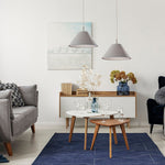 Load image into Gallery viewer, Lorvion Linen Drum Shade Flush Mount &amp; Pendant - Antique Brass Ceiling Light
