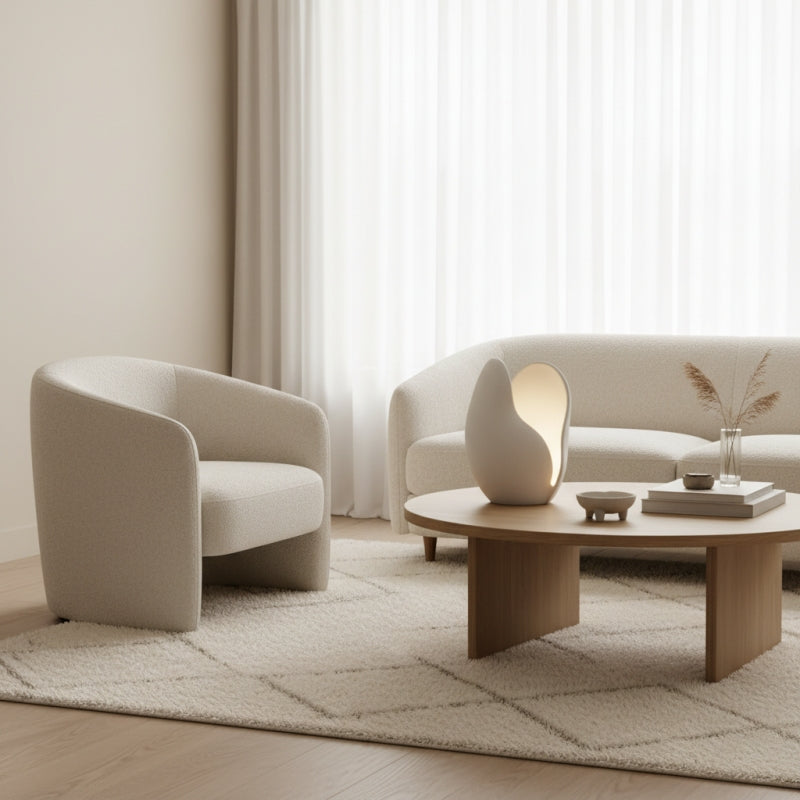 Petalora Zachte Bloemblad Tafellamp – Bloemen Keramische Basislamp voor Woonkamer en Slaapkamer