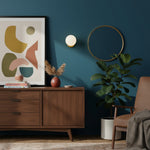 Afbeelding laden in galerijweergave, Nebulon Artistieke Keramische Wandlamp met Zachte Gloed - Perfect voor Woonkamers en Gangen