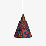 Bild in die Galerieansicht laden, Liberty-Style Floral Fabric Pendant Light