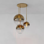 Load image into Gallery viewer, Selvion Minimalist Crystal Chandelier - Handcrafted Glass Sculptural Lighting Fixture

