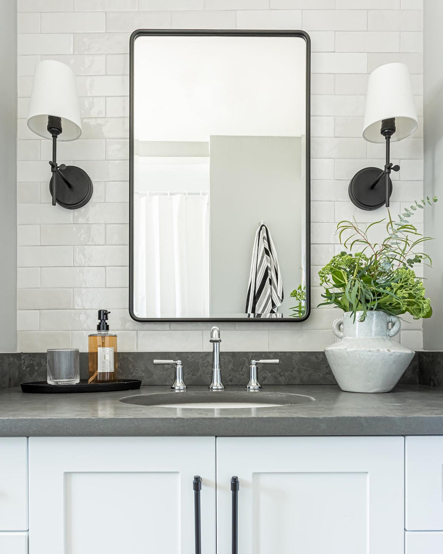 Averin Sleek Minimalist Fabric Wall Sconce for Bedroom & Living Spaces