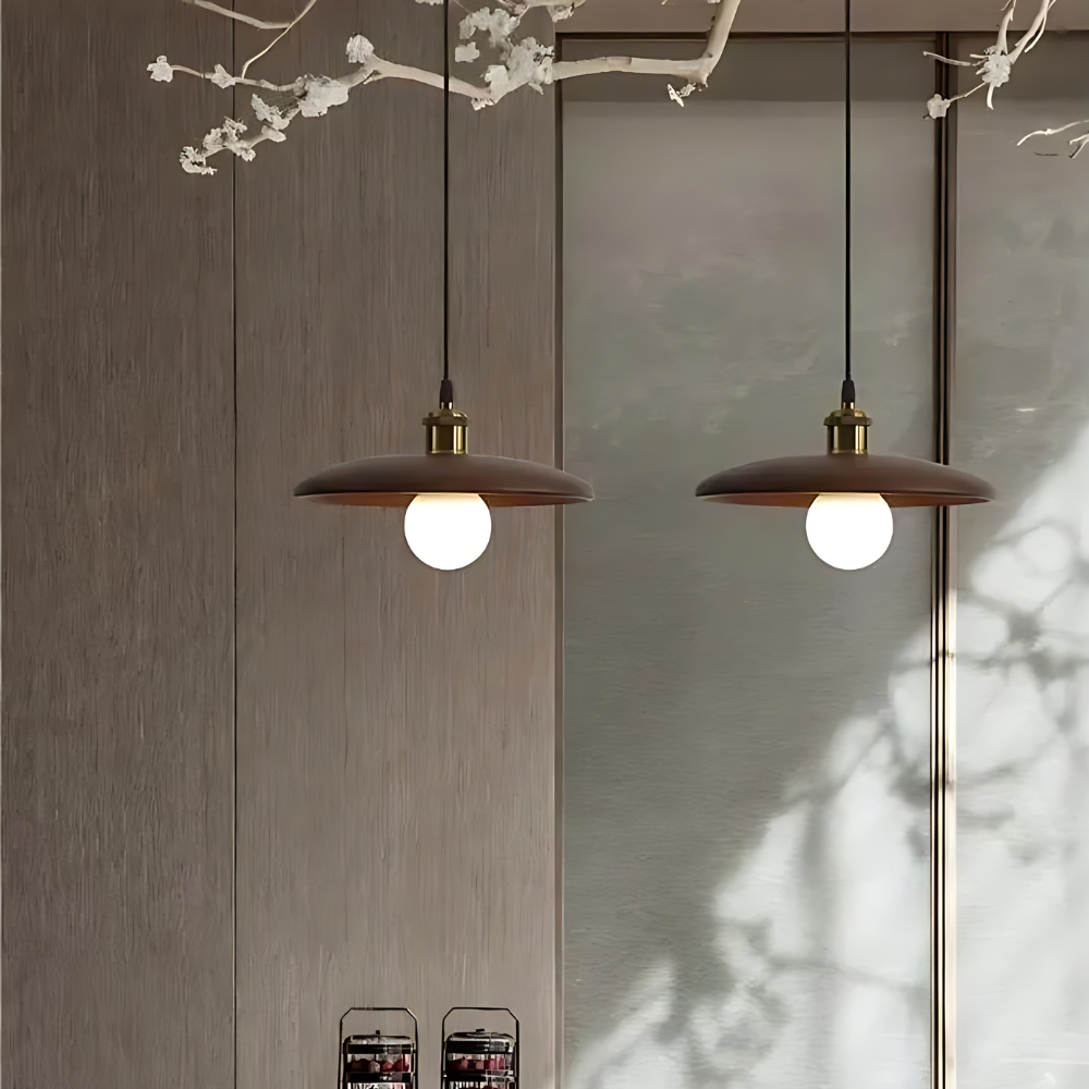 Lustre en bois charmant Japandi Olivia