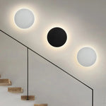 Cargar imagen en el visor de la Galería, Luz de Pared LED Minimalista Moderna Nórdica Redonda de Aluminio