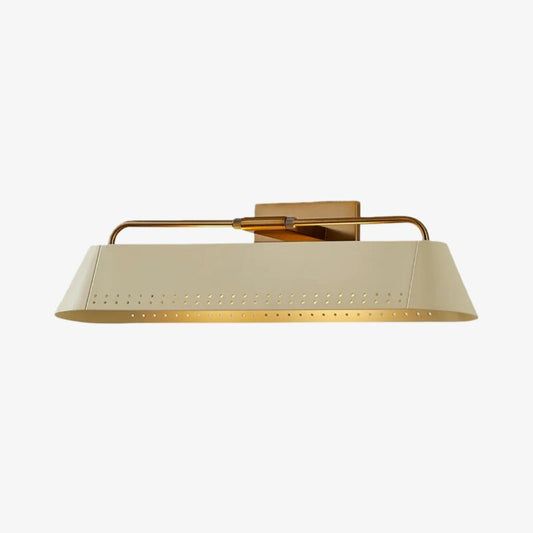 Libris Applique Luminaire pour Tableaux - Cadre Acier Moderne avec Abat-jour Sable Doux pour Entrée & Salle à Manger