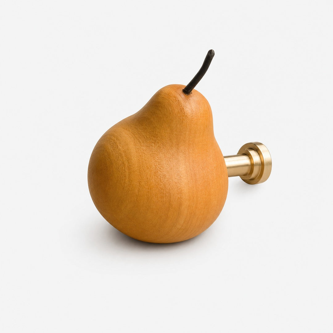 Accessori per mobili in legno lavorati a mano a forma di frutta