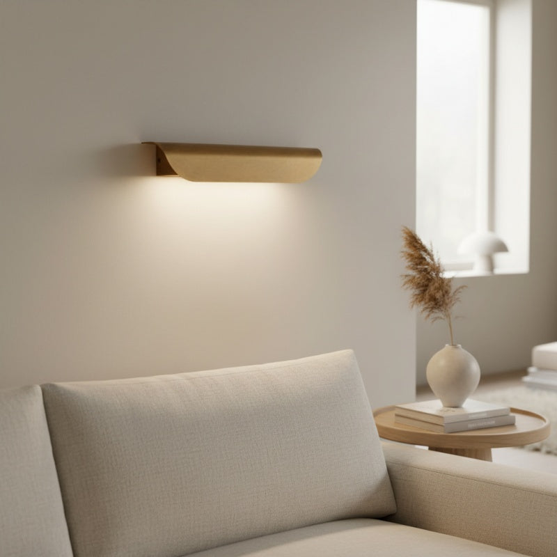 Applique da parete moderna in metallo Hidra – Applique minimalista a luce diretta verso il basso per case moderne