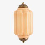 Load image into Gallery viewer, Eloise Brass Wall Sconce – Elegant Milk Glass Vintage Lighting
