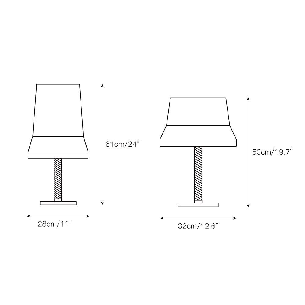 Stołowa lampa Audrey Contardi