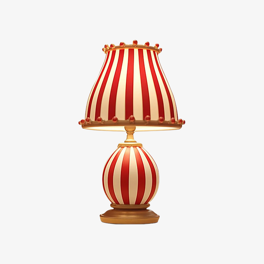 Festilo Verspielte Skulpturale Tischlampe mit Kuppelschirm – Modernes Akzentdesign für Wohnzimmer