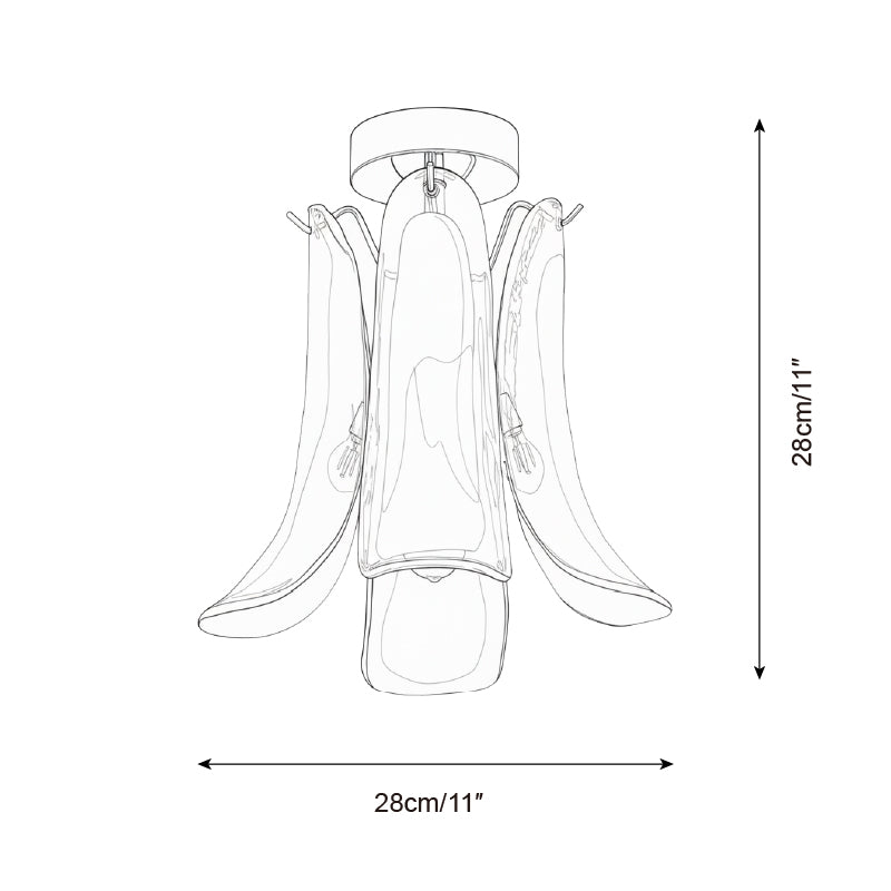 Lampada da soffitto Verdelia