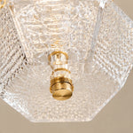 Cargar imagen en el visor de la Galería, Prismatic French Leather Pendant Light 15
